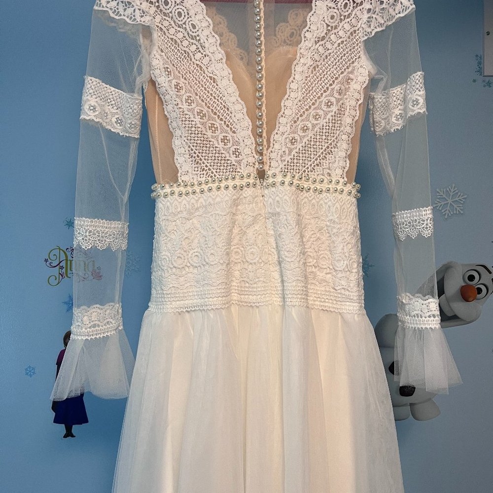 Bohemian Wedding Dress - Picture 1 of 2